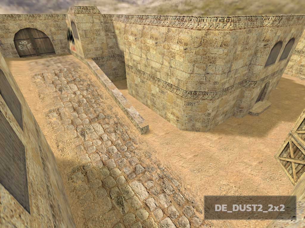 Скачать Карта de_dust2_2x2 для CS 1.6