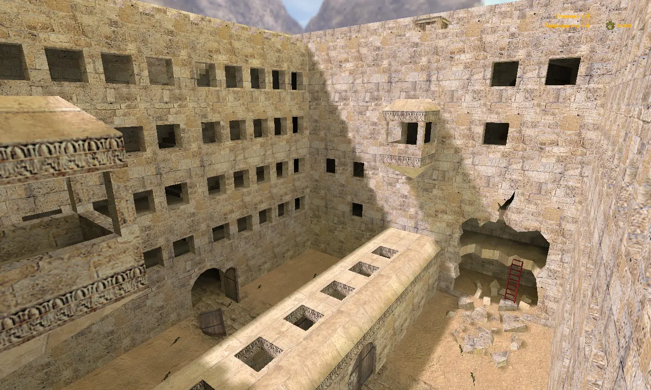 Скачать Карта awp_dustprison_shomps