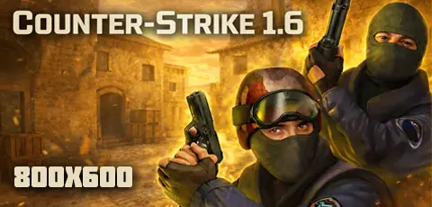 Скачать CS 1.6 с 800x600 (на весь экран)